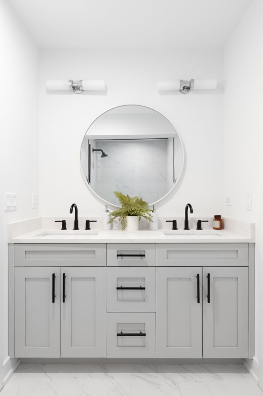Modern Vanity with Double Sinks